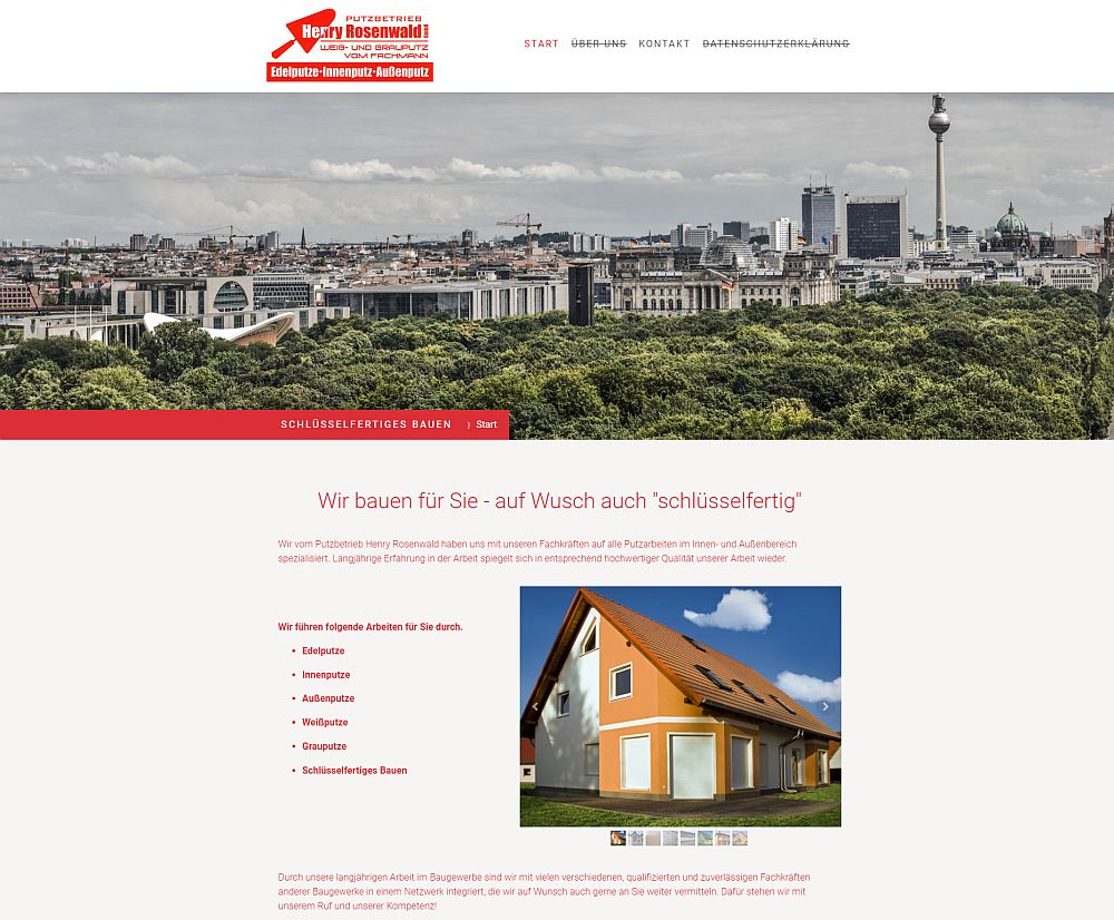 Bauausführungen Rosenwald