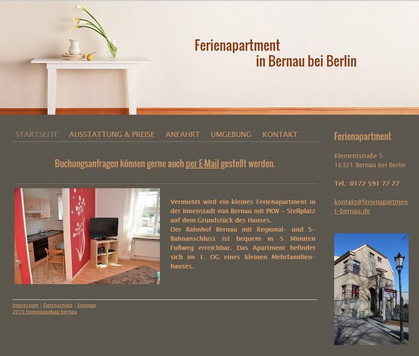 Ferienapartment in Bernau