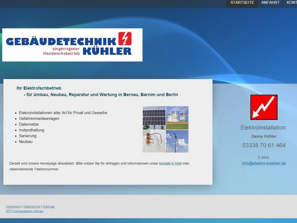 Gebäudetechnik und Elektriker